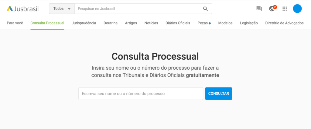 Consulta Processual Jusbrasil